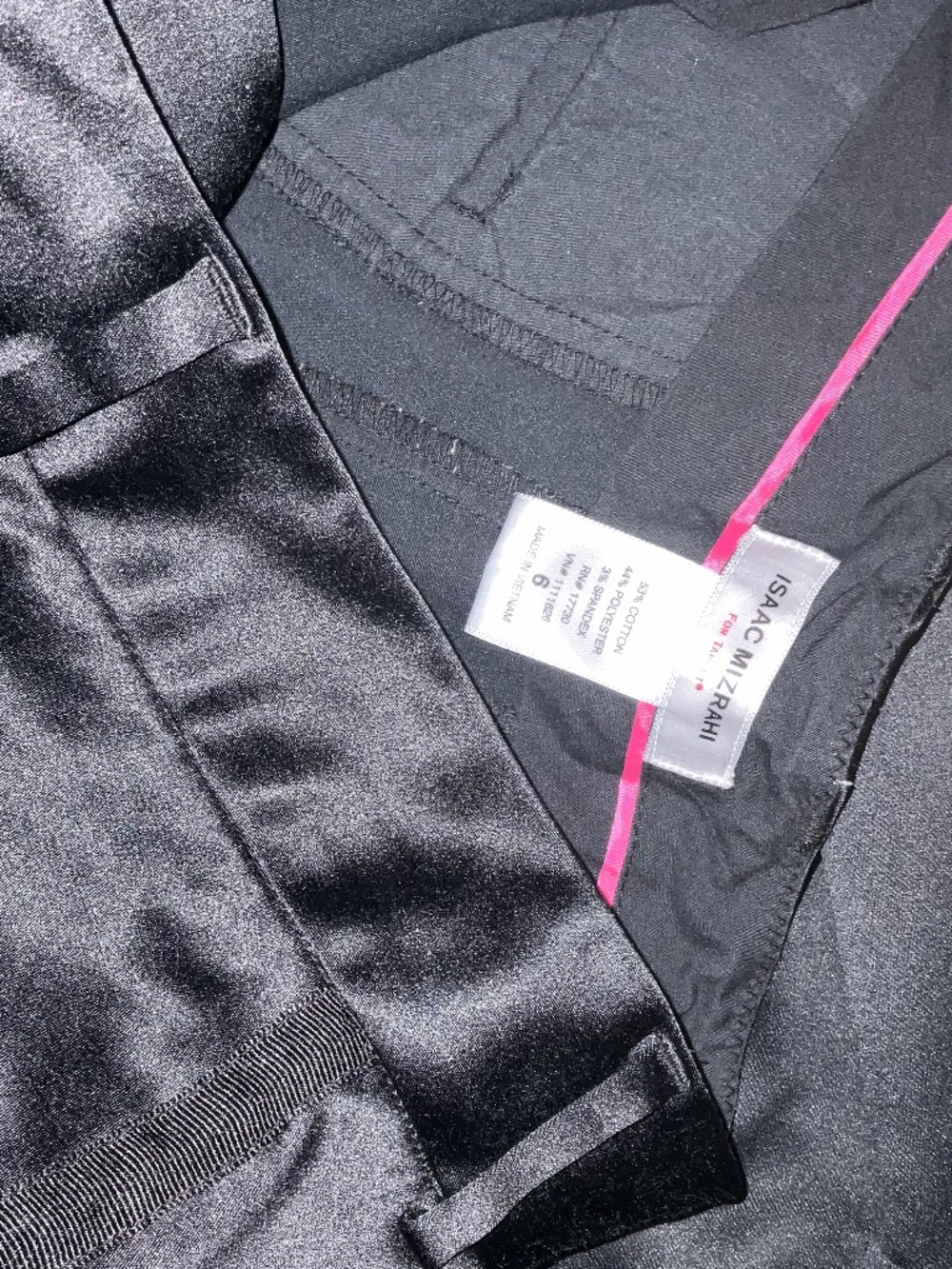 Isaac Mizrahi New York Black Satin Suit - Picture 3 of 14